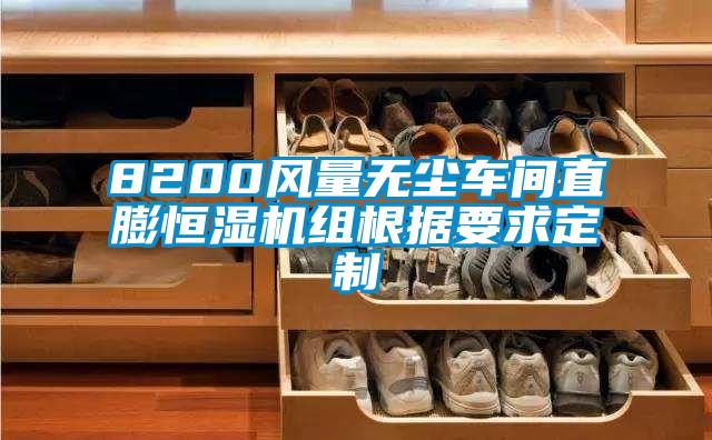 8200風量無塵車間直膨恒濕機組根據要求定制
