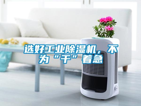 選好工業除濕機，不為“干”著急