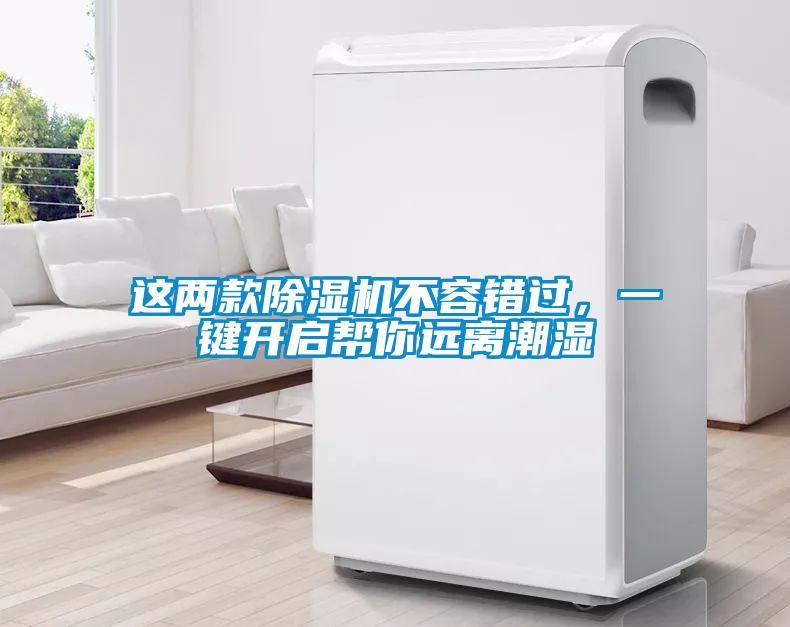 這兩款除濕機不容錯過，一鍵開啟幫你遠離潮濕