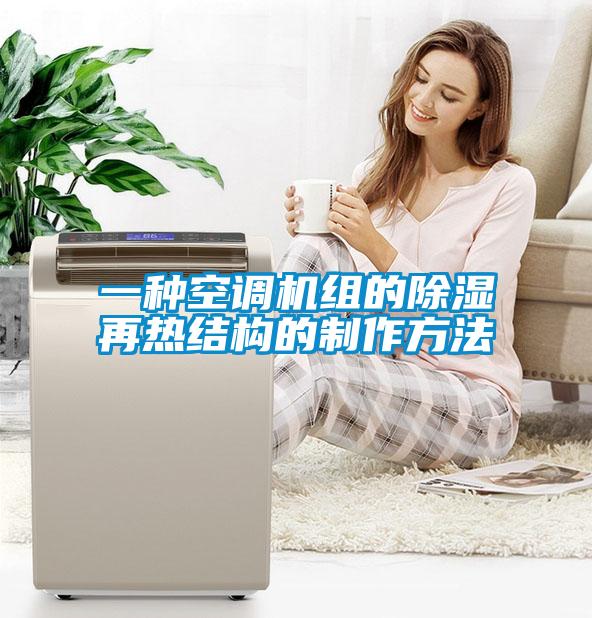 一種空調(diào)機(jī)組的除濕再熱結(jié)構(gòu)的制作方法