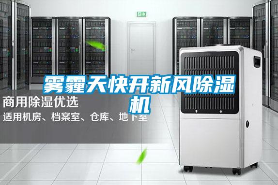 霧霾天快開新風除濕機