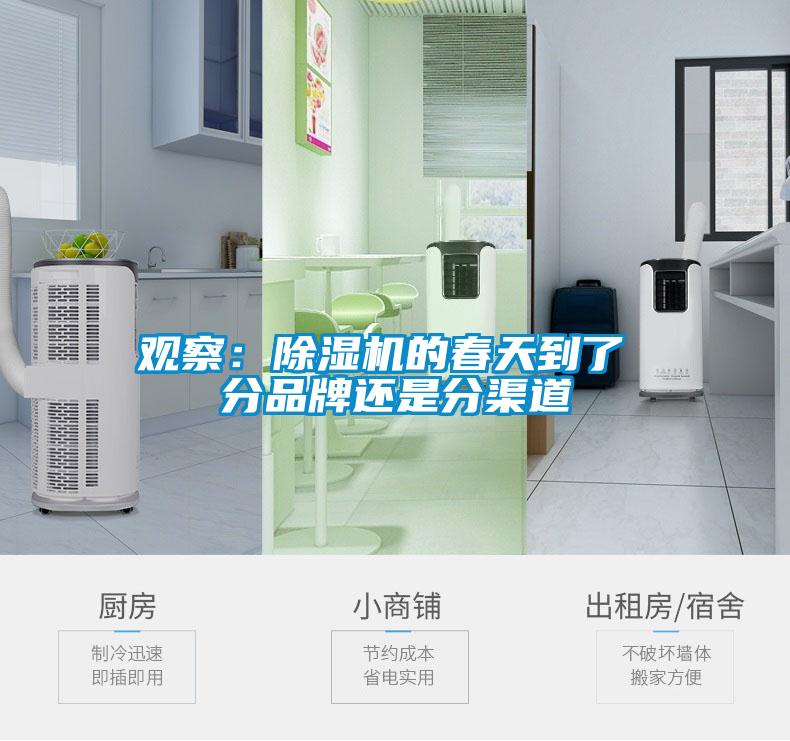 觀察：除濕機的春天到了 分品牌還是分渠道