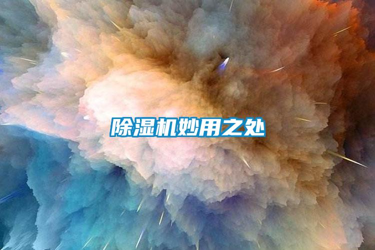 除濕機(jī)妙用之處