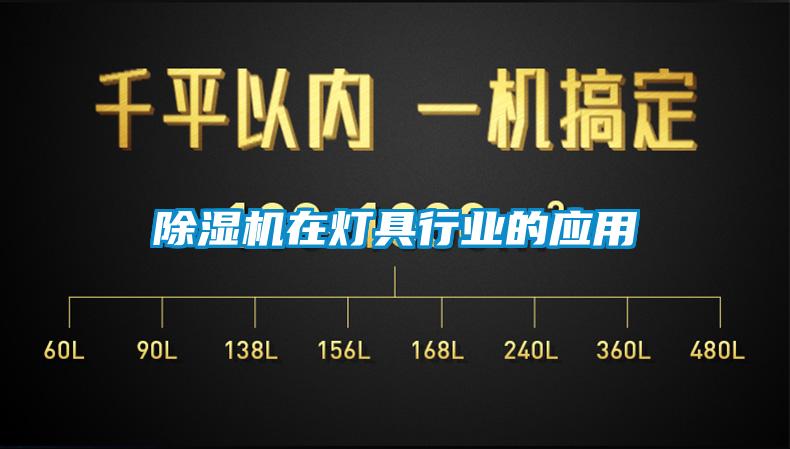 除濕機在燈具行業的應用