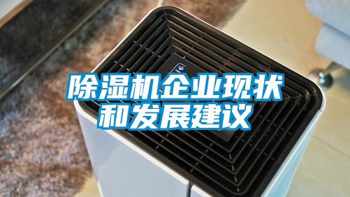 除濕機企業現狀和發展建議