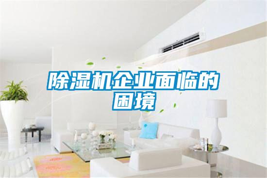 除濕機企業面臨的困境