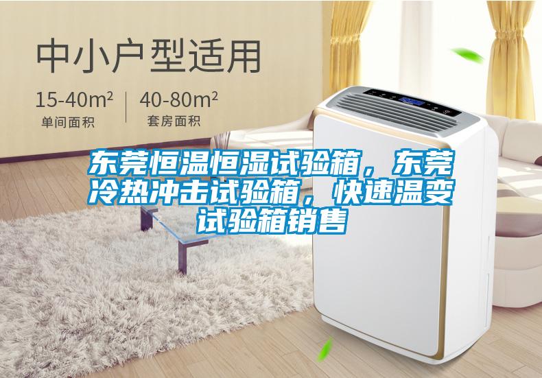 東莞恒溫恒濕試驗箱，東莞冷熱沖擊試驗箱，快速溫變試驗箱銷售