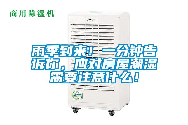 雨季到來！一分鐘告訴你，應對房屋潮濕需要注意什么！