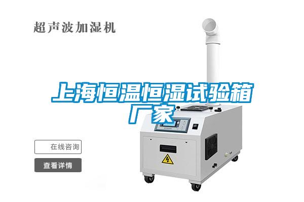 上海恒溫恒濕試驗(yàn)箱廠家