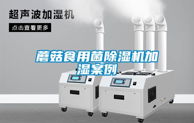 蘑菇食用菌除濕機加濕案例