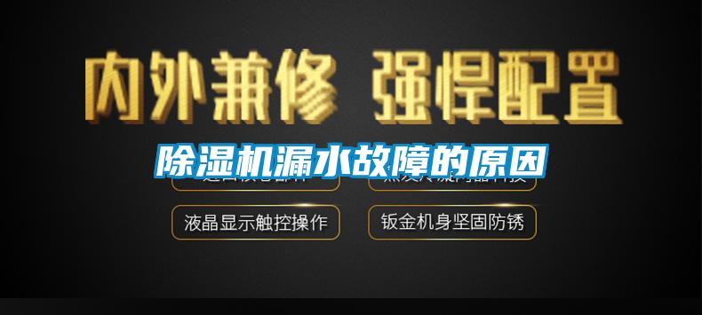 除濕機漏水故障的原因