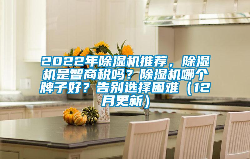 2022年除濕機推薦，除濕機是智商稅嗎？除濕機哪個牌子好？告別選擇困難（12月更新）