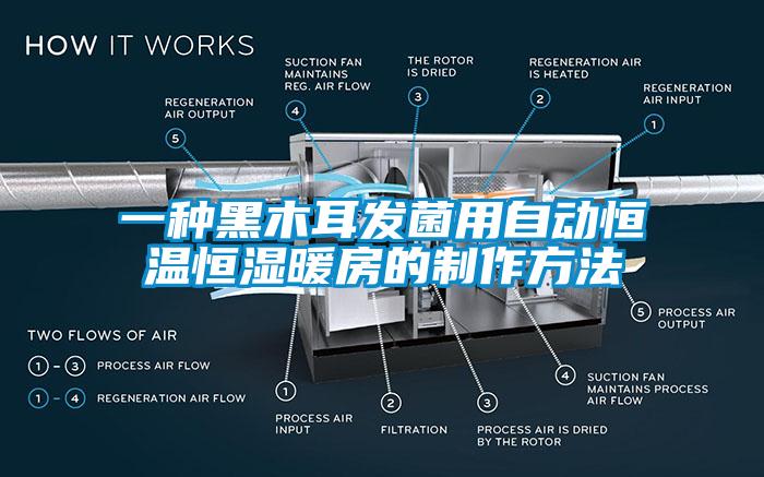 一種黑木耳發(fā)菌用自動(dòng)恒溫恒濕暖房的制作方法
