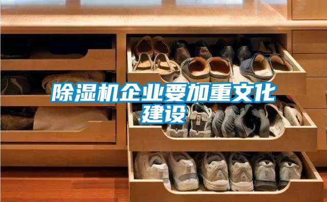 除濕機企業要加重文化建設