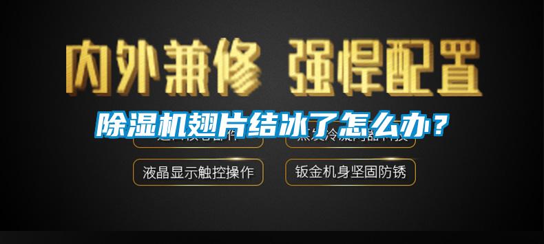 除濕機翅片結冰了怎么辦？