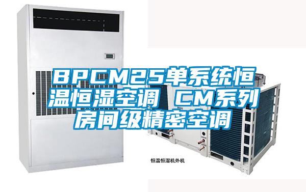 BPCM25單系統恒溫恒濕空調 CM系列房間級精密空調