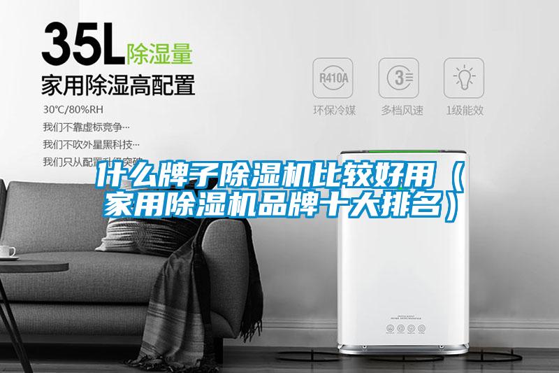 什么牌子除濕機比較好用（家用除濕機品牌十大排名）