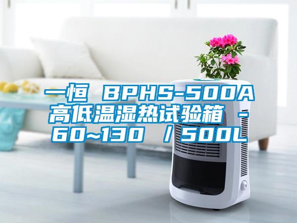 一恒 BPHS-500A高低溫濕熱試驗(yàn)箱 -60~130℃／500L