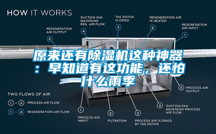原來還有除濕機這種神器：早知道有這功能，還怕什么雨季