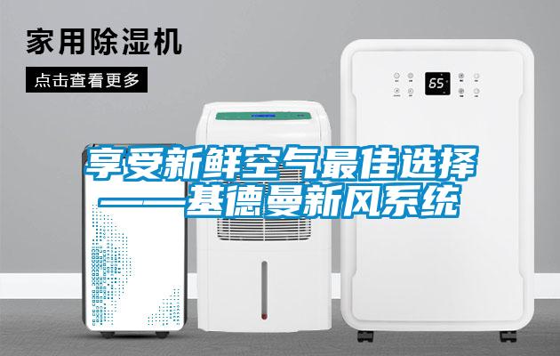 享受新鮮空氣最佳選擇——基德曼新風系統