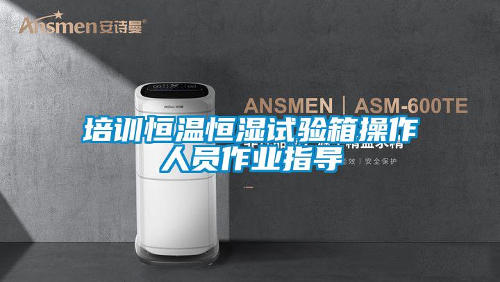 培訓(xùn)恒溫恒濕試驗(yàn)箱操作人員作業(yè)指導(dǎo)