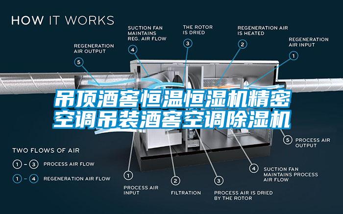 吊頂酒窖恒溫恒濕機精密空調吊裝酒窖空調除濕機