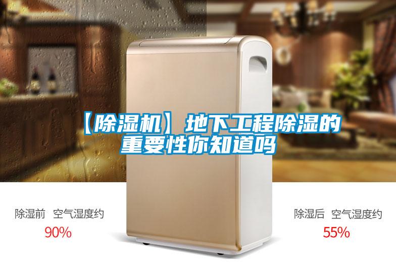 【除濕機(jī)】地下工程除濕的重要性你知道嗎