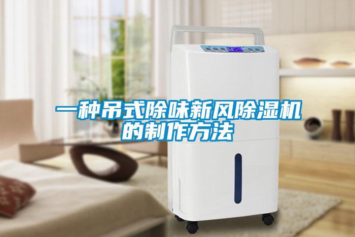 一種吊式除味新風除濕機的制作方法