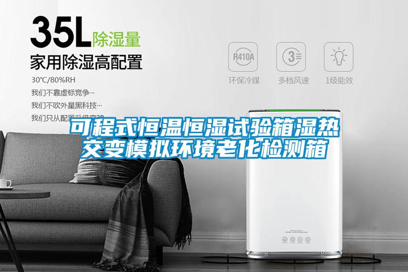 可程式恒溫恒濕試驗(yàn)箱濕熱交變模擬環(huán)境老化檢測箱