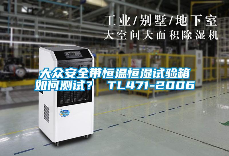 大眾安全帶恒溫恒濕試驗(yàn)箱如何測(cè)試？ TL471-2006
