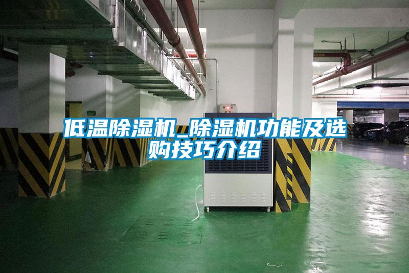 低溫除濕機_除濕機功能及選購技巧介紹