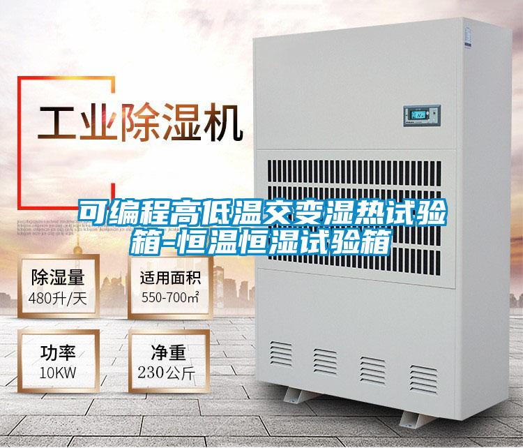 可編程高低溫交變濕熱試驗箱-恒溫恒濕試驗箱