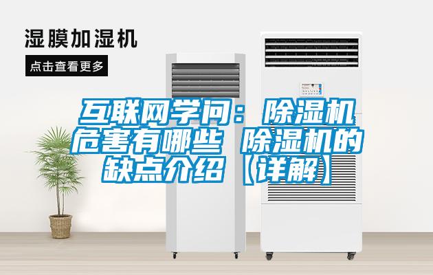 互聯網學問：除濕機危害有哪些 除濕機的缺點介紹【詳解】