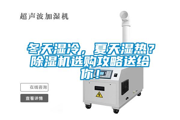 冬天濕冷，夏天濕熱？除濕機選購攻略送給你！