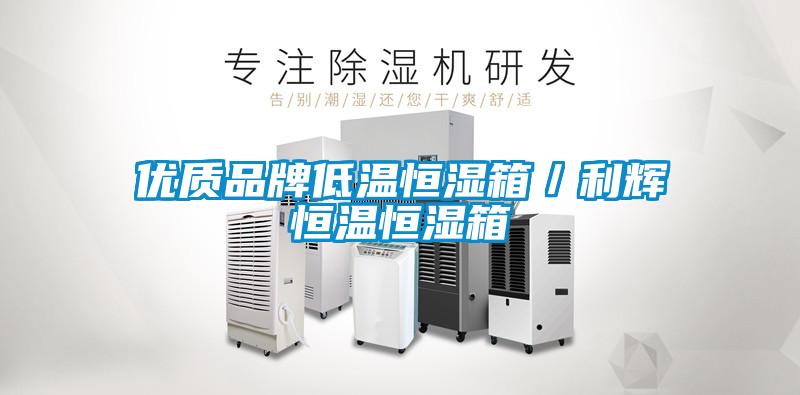 優質品牌低溫恒濕箱／利輝恒溫恒濕箱