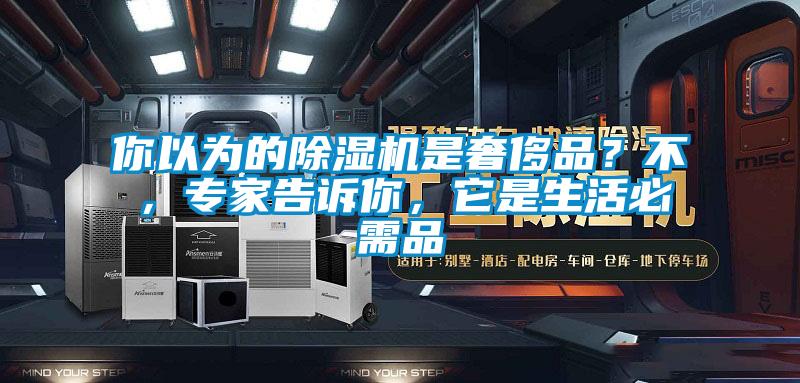 你以為的除濕機是奢侈品？不，專家告訴你，它是生活必需品
