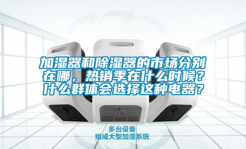 加濕器和除濕器的市場分別在哪，熱銷季在什么時候？什么群體會選擇這種電器？