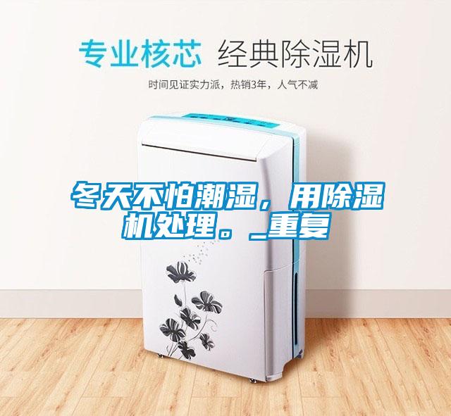冬天不怕潮濕，用除濕機處理。_重復