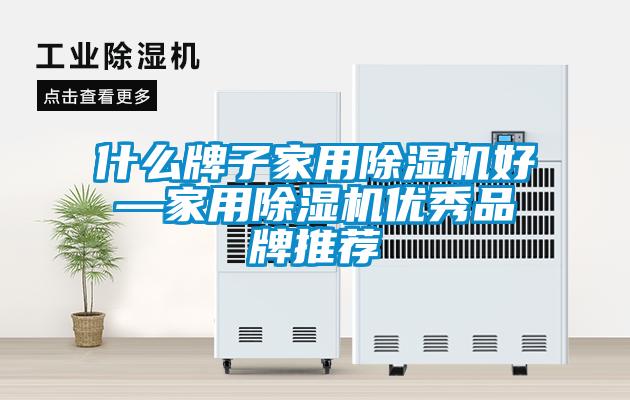 什么牌子家用除濕機好—家用除濕機優(yōu)秀品牌推薦