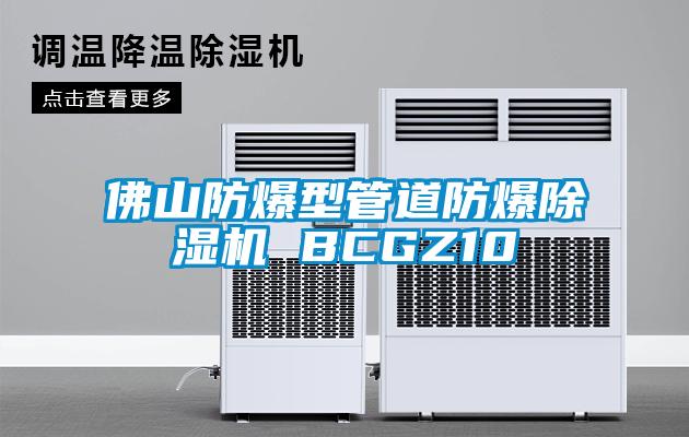 佛山防爆型管道防爆除濕機(jī) BCGZ10