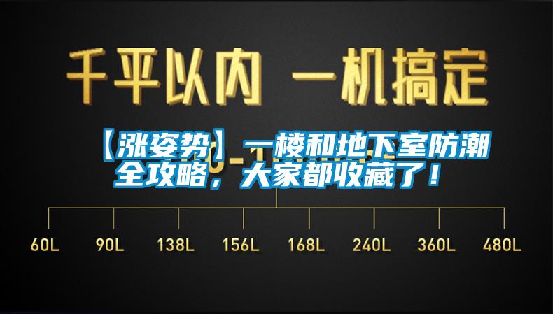 【漲姿勢】一樓和地下室防潮全攻略，大家都收藏了！