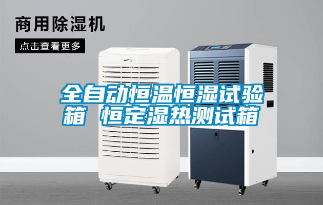 全自動恒溫恒濕試驗箱 恒定濕熱測試箱