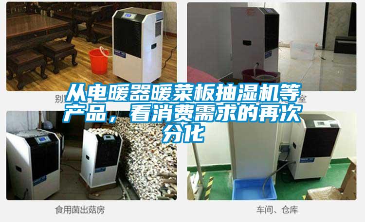 從電暖器暖菜板抽濕機等產品，看消費需求的再次分化