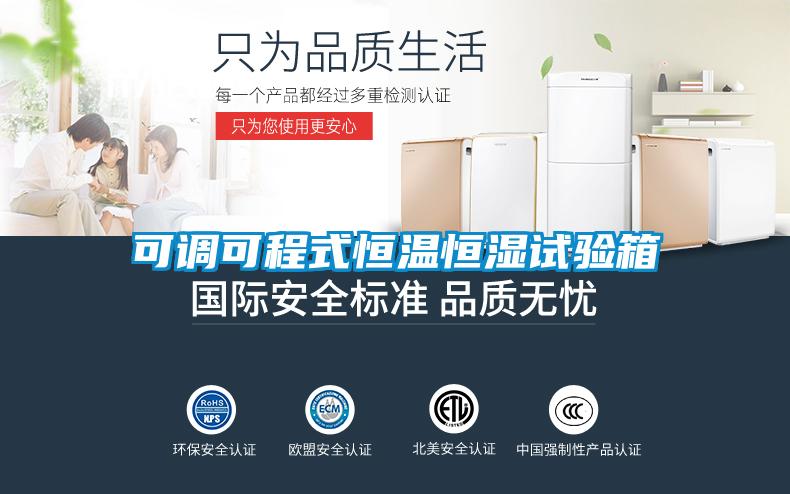 可調(diào)可程式恒溫恒濕試驗(yàn)箱