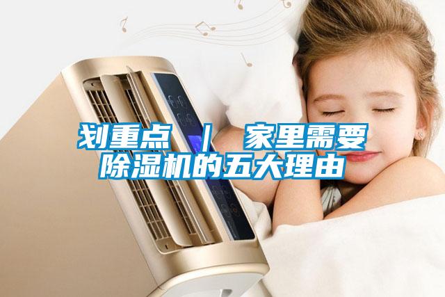 劃重點 ｜ 家里需要除濕機的五大理由