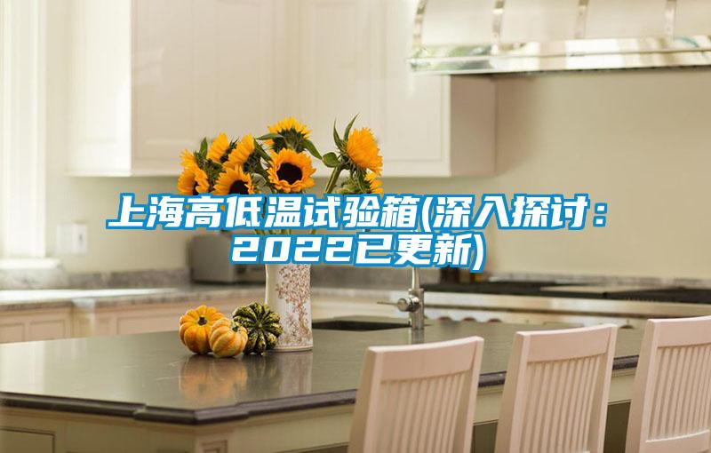上海高低溫試驗(yàn)箱(深入探討：2022已更新)