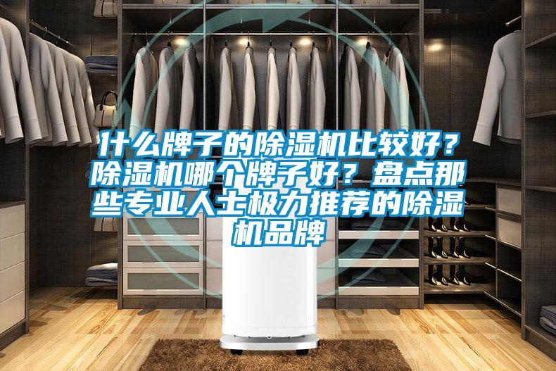 什么牌子的除濕機比較好？除濕機哪個牌子好？盤點那些專業人士極力推薦的除濕機品牌