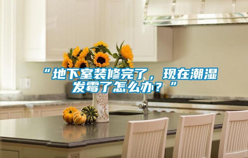 “地下室裝修完了，現在潮濕發霉了怎么辦？”