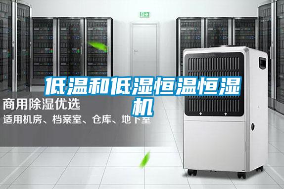 低溫和低濕恒溫恒濕機