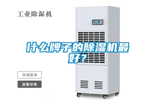 什么牌子的除濕機最好？